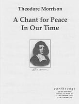 Chant for Peace in Our Time SSATTB choral sheet music cover